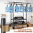 Majram Garment Rack,Adjustable Clothes Hanging Rack,Portable Clothings Rack,Metal Clothes Rack-1955284152