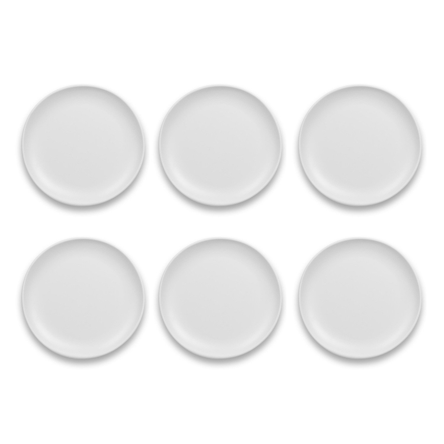 Laya Matte Coupe Melamine Salad Plate