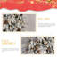 Arbre de Noël en flocage PE / PVC avec pommes de pin naturelles, conception peu encombrante, branches articulées, support en métal stable, aspect enneigé réaliste-2014600047-2014600043