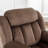 Lowen 35'' Wide Short Plush Fabric Cushion Back Manual Recliner with Soft Skin-Friendly Upholstery-173079479