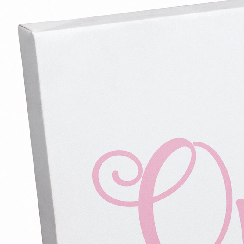 Décoration murale Brun Brun, Rose, Toile tendue, H 12 po x l 36 po x P 1,25 po