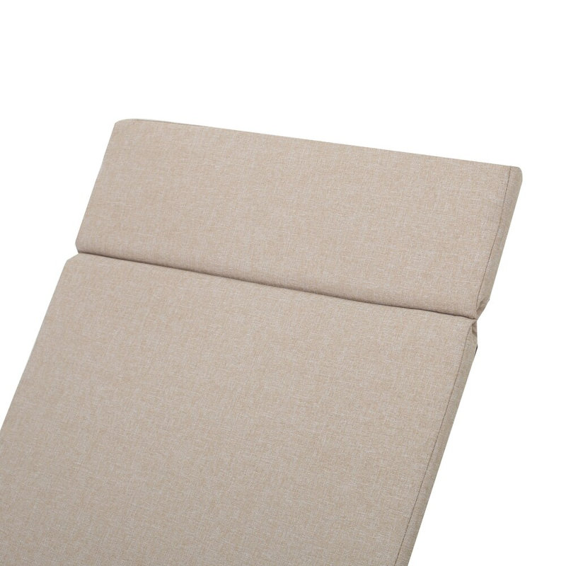 52005.00CUSH-TBGE (1PCS) Salem Outdoor Chaise Lounge Cushion (Without Chaise Lounge), Beige