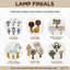 Abat-jour empire H 10 po Flora Collection-122901591