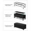 Banc de rangement rabattable