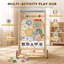 AIYAPLAY Wooden Baby Walker, Toddler Push Along Walker, 18 Months+, Natural
