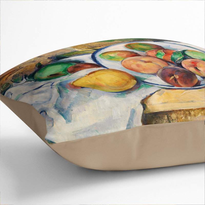 Still Life with Fruit Vol.1 Scatter Cushion, Stone, 40cm H x 40cm W x 15cm D
