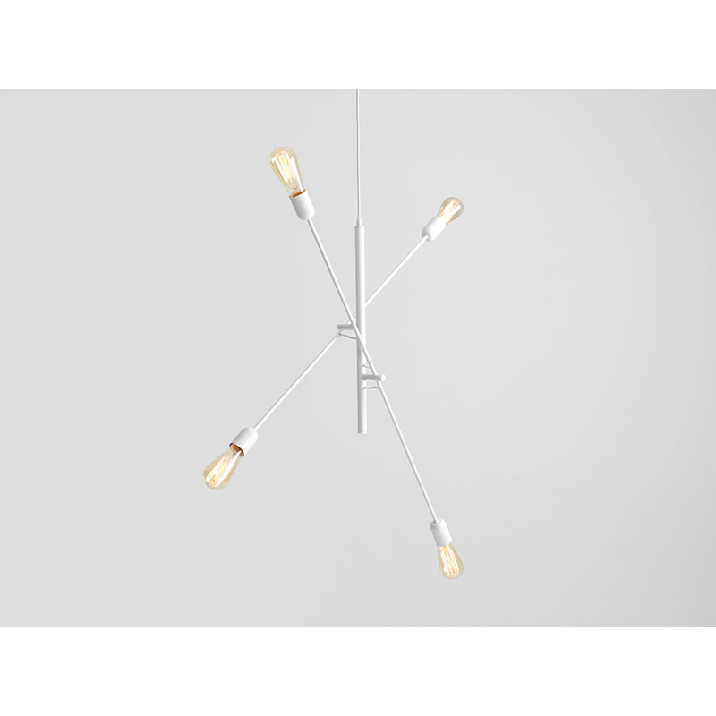 Allegra 4 - Light Unique/Statement Pendant, White