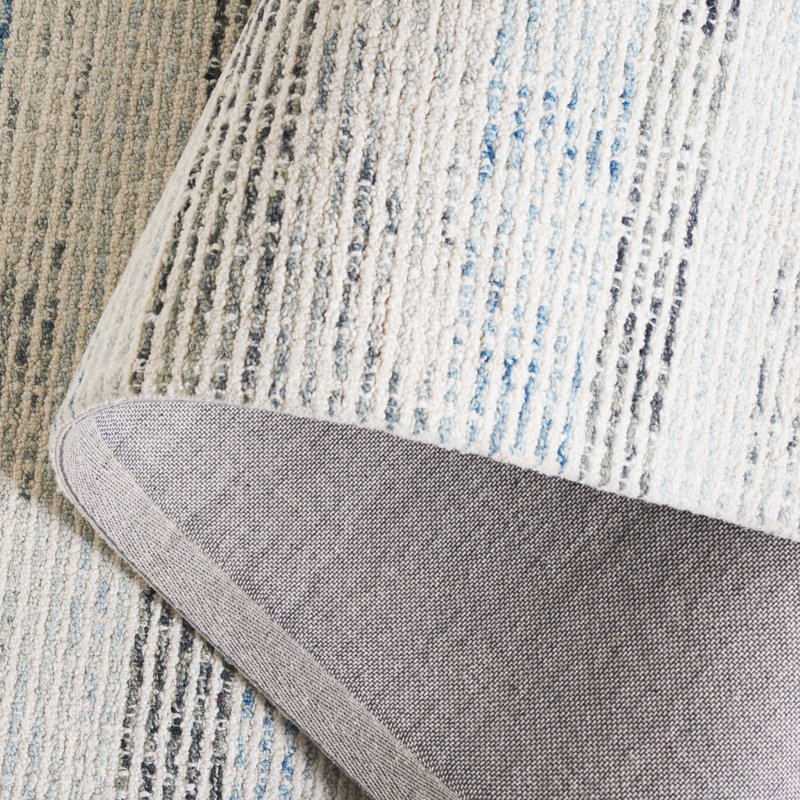 Tapis ivoire / bleu Ebony 810, Rectangle de 5 pi x 8 pi