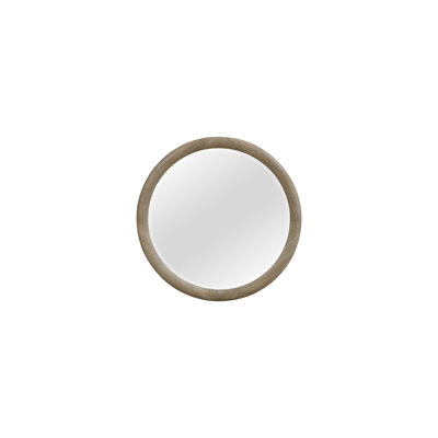 Miroir rond English Oak