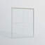 Porte de douche en verre trempé, porte coulissante semi-sans cadre pour salle de bain-119966072