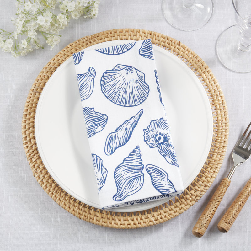 Ensemble de 4 serviettes de table Seaside