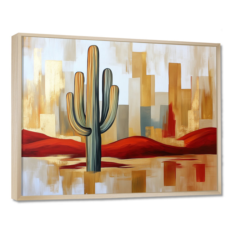 «Torrington I», art mural encadré Southwestern, H 24 po x l 32 po, Natural Floater Framed