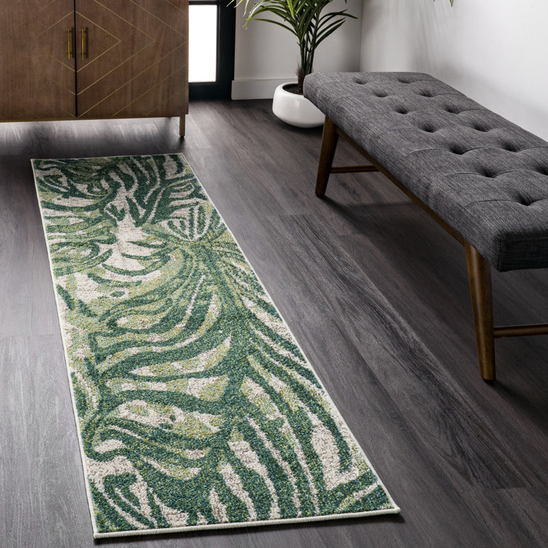 Schiavone Floral Indoor Rug, Rectangle 2' x 6'