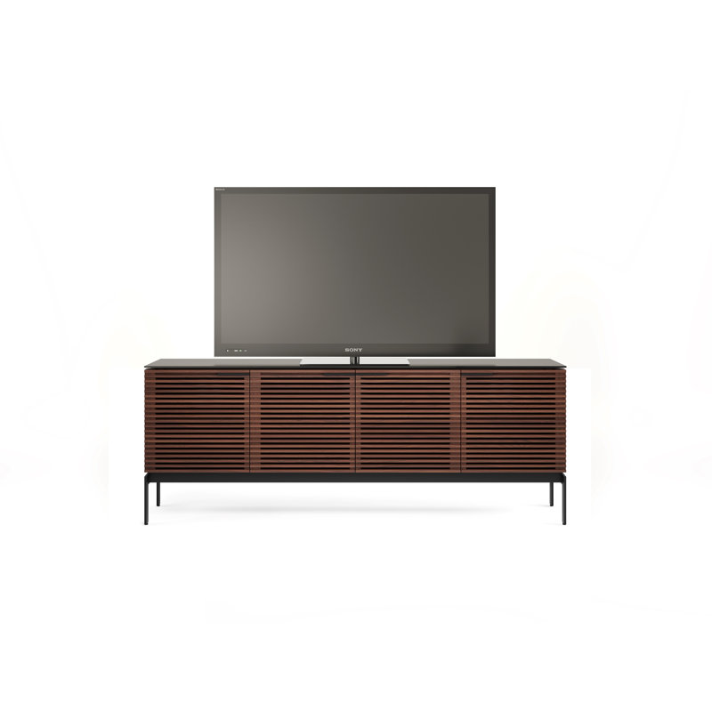 Corridor Media Console, Chocolate Stained Walnut
