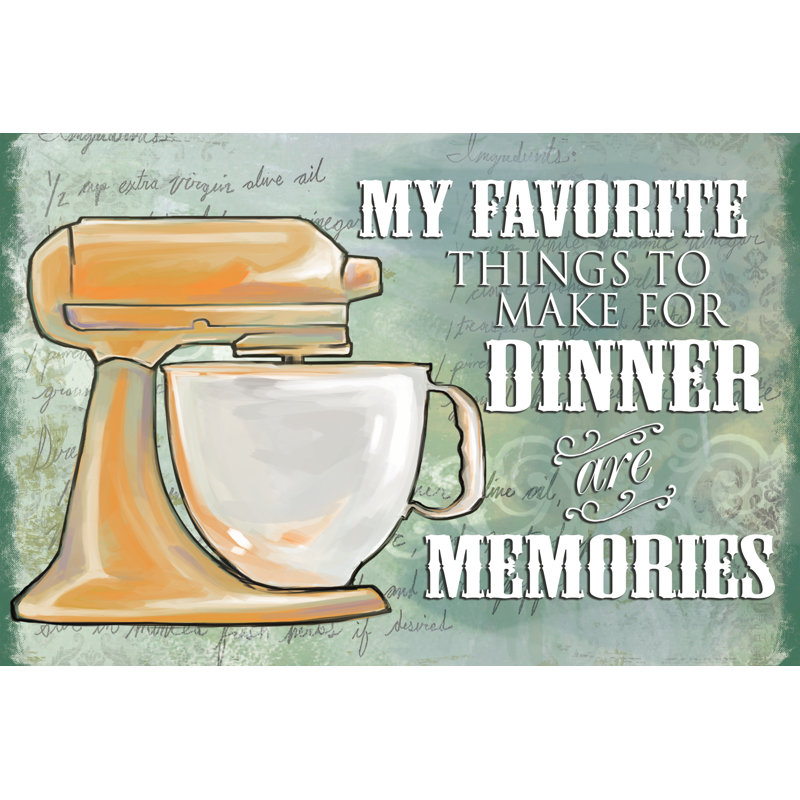 Favorite Recipe - Wrapped Canvas Print, 30cm H x 46cm W x 3.8cm D