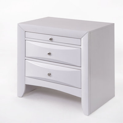Ireland White Finish Nightstand