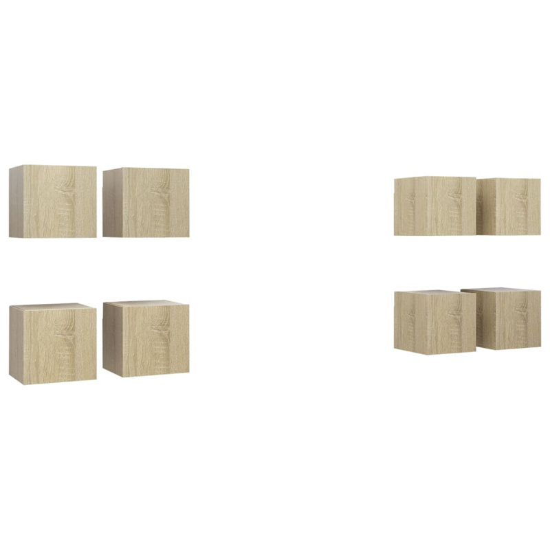 Goeffrey Unfinished Entertainment Centre for TVs up to 88", Sonoma Oak