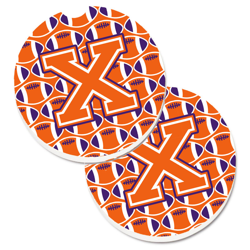 Sous-verre de football, X, Orange / tenue cérémonielle
