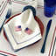 Picot Linen Chevron Square Napkin-1886018757