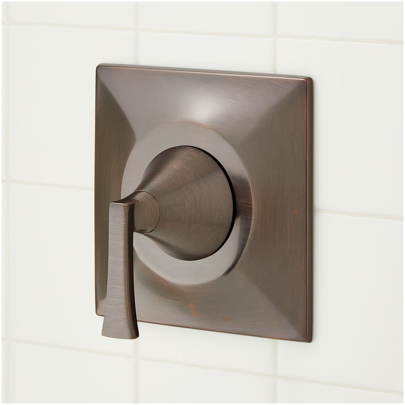 Vilamonte Pressure Balance Shower System with Slide Bar and Hand Shower - Oil Rubbed Bronze, Oil Rubbed Bronze