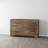 Kayna 59" Wide Rustic 6-Drawer Dresser in Brown
