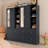 Malieka 71.2'' Wide 4 Drawer Armoire With Mirror-745539317