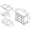 Aaden 102.6 cm W Chest of 4 Drawers
