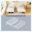 Lit simple superposé en métal, robuste et durable, aucun sommier requis, pour enfants, adolescents et adultes, finition blanche