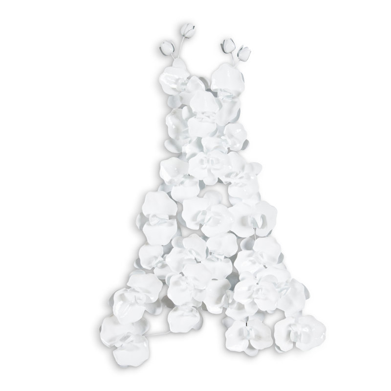 Orchid Wall Décor, White
