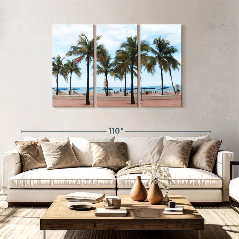 Gillard Florida Palms, 48" H x 74" W