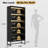 Tall Bookcase with Adjustable LED Lighting and Heavy Duty Storage-129159011