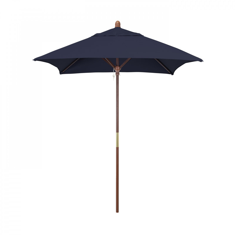 Parasol de marché carré 6 pi Yaritza, Toile bleu marine Sunbrella®