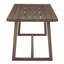 Table d'extérieur pour patio, cour et jardin, finition brune-1667645977