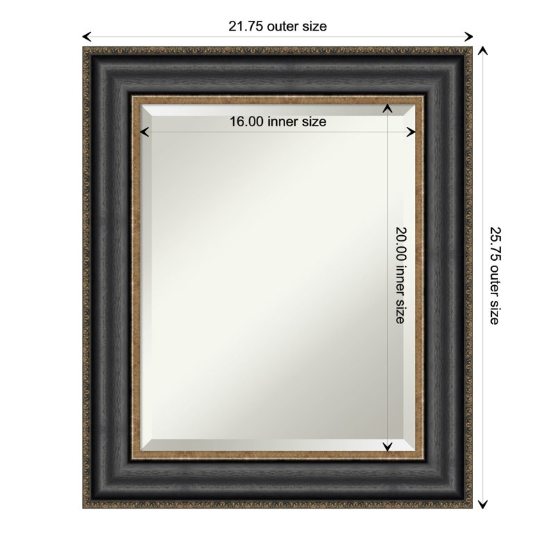 Pappas Flat Mirror, 25.75" x 21.75"
