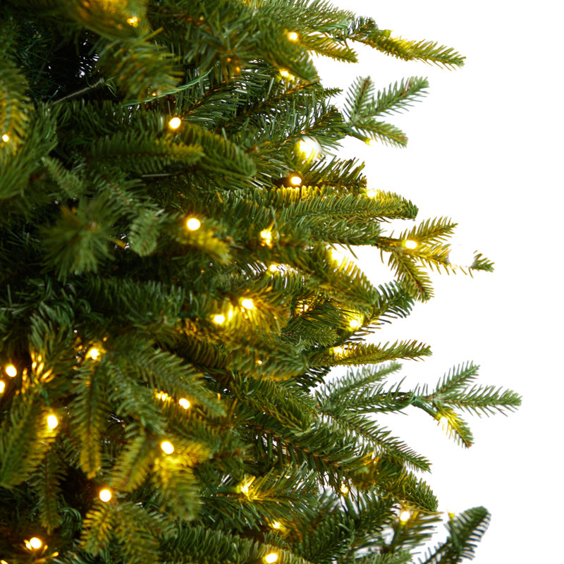 Lighted Artificial Christmas Tree, 6'