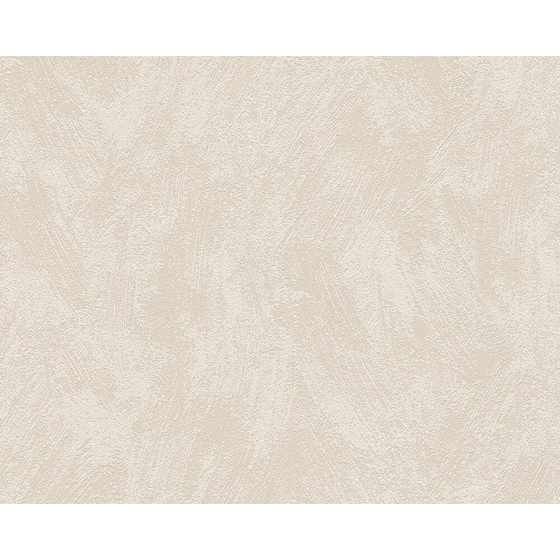 Rouleau de papier peint massif 33 pi x 21 po textile natural fraîche Brennan, Crème/beige