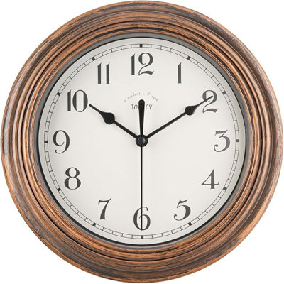 Horloge murale silencieuse 9 pouces