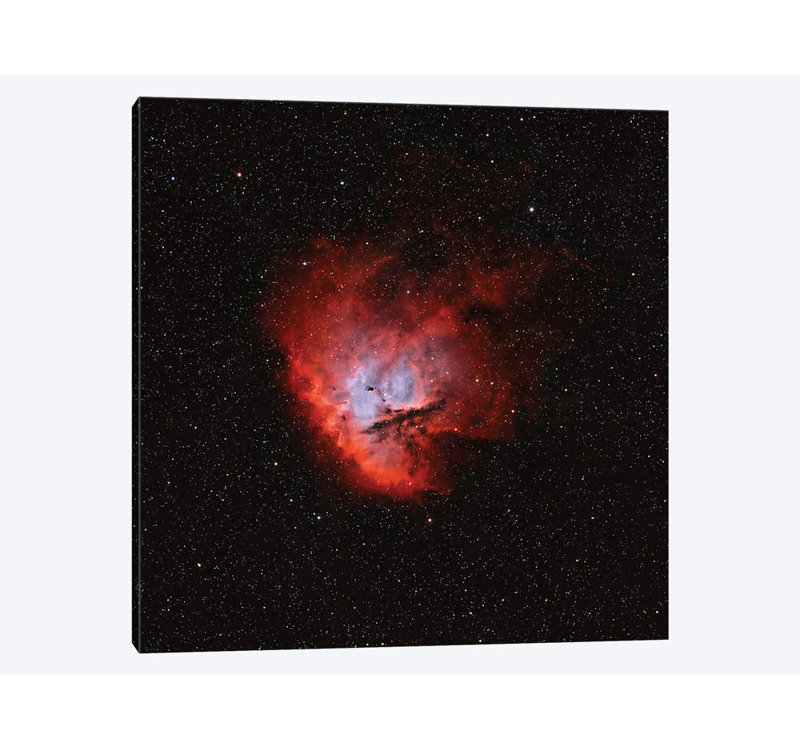 «The Pacman Nebula (NGC 281) II» par Rolf Geissinger, impression sur toile tendue, H 37 po x l 37 po x P 1,5 po, Toile tendue