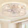 20" Farmhouse Wood Caged Ceiling Fans with Lights and Remote Control Included