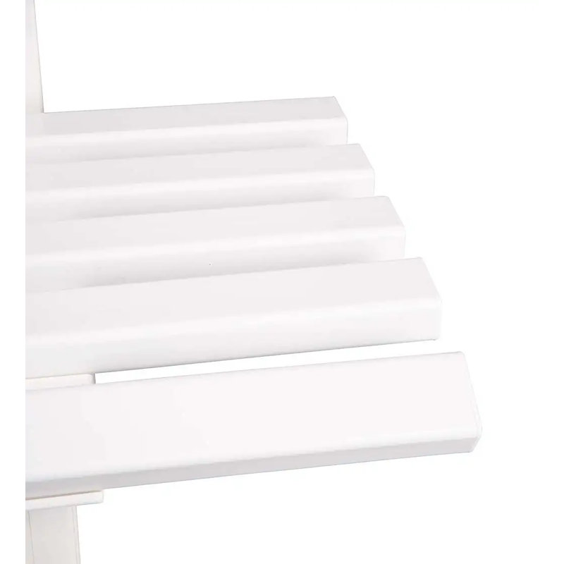 Banc de jardin 2 places en PVC résistant aux intempéries, blanc