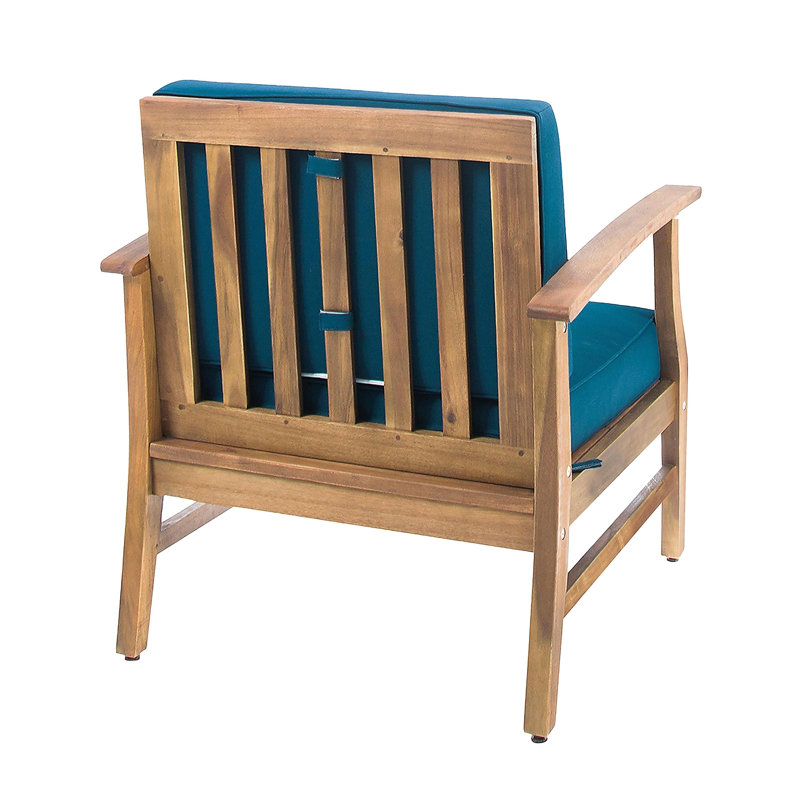 Style de salon, chaise décorative moderne, 1, Naturel, Bleu