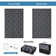 Rectangle Kanami Indoor/Outdoor Area Rug with Non-Slip Backing