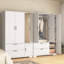 Garde-robe 4 portes avec miroir-514703972