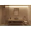Lavabo de salle de bain vasque ovale en béton 24 po x 13,8 po Bone-97549056