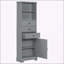 Grande armoire de rangement polyvalente avec plusieurs compartiments pour divers espaces-1525184340