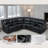 109" Wide Reversible Reclining Corner Sectional-717699545