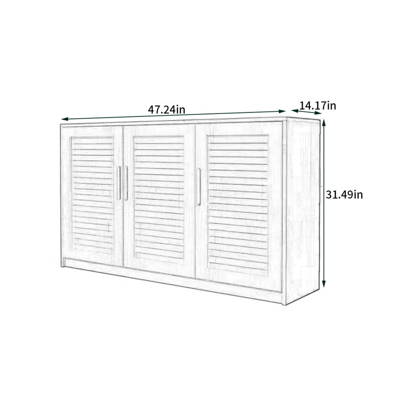 21 Pair Shoe Storage Cabinet