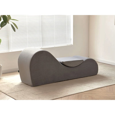 Méridienne Solace - ergonomique avec noyau en mousse, housse amovible lavable, conception de méridienne compacte et compacte, noyau pour le confort, ensemble