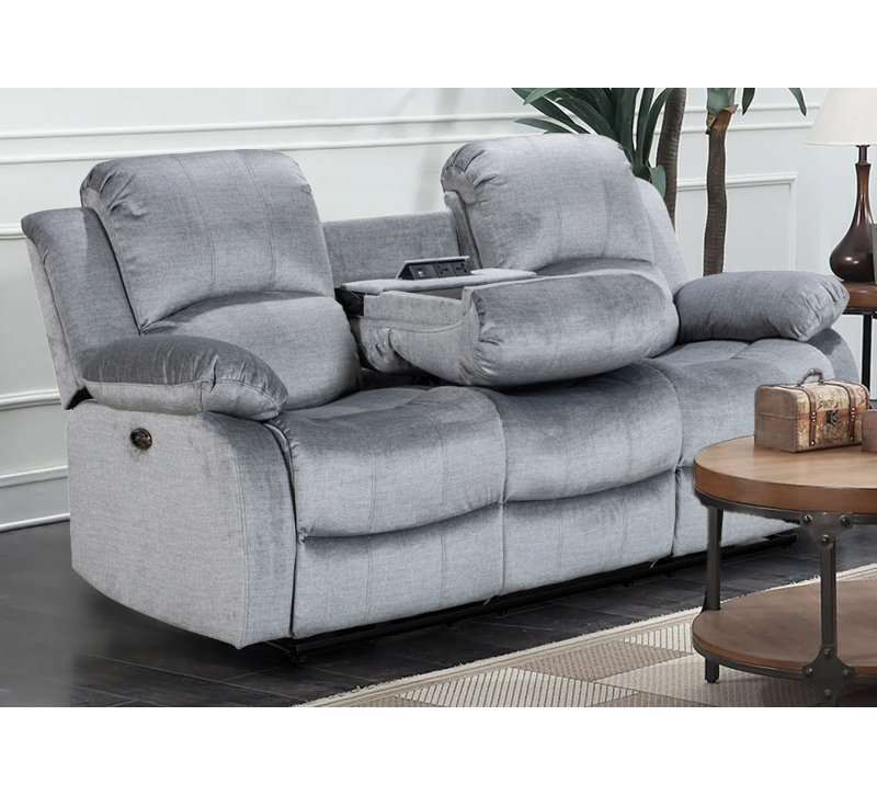 Alaiyna Wide Home Theater Recliner Recliner, 3, Grey