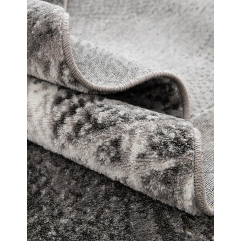 Affleck Geometric Indoor Rug, Round 7'1"